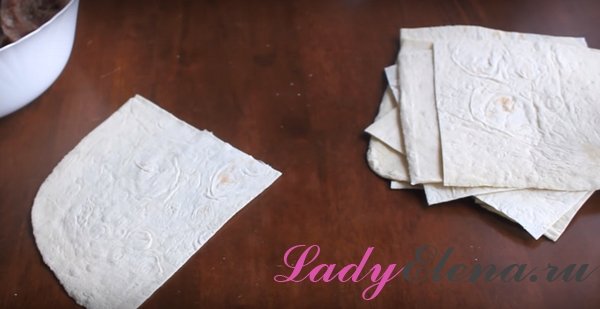 Варианты начинок из лаваша