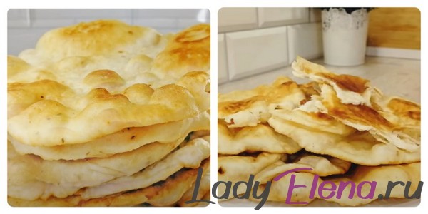 Лепёшки на сковороде