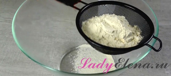 Замес заварного теста